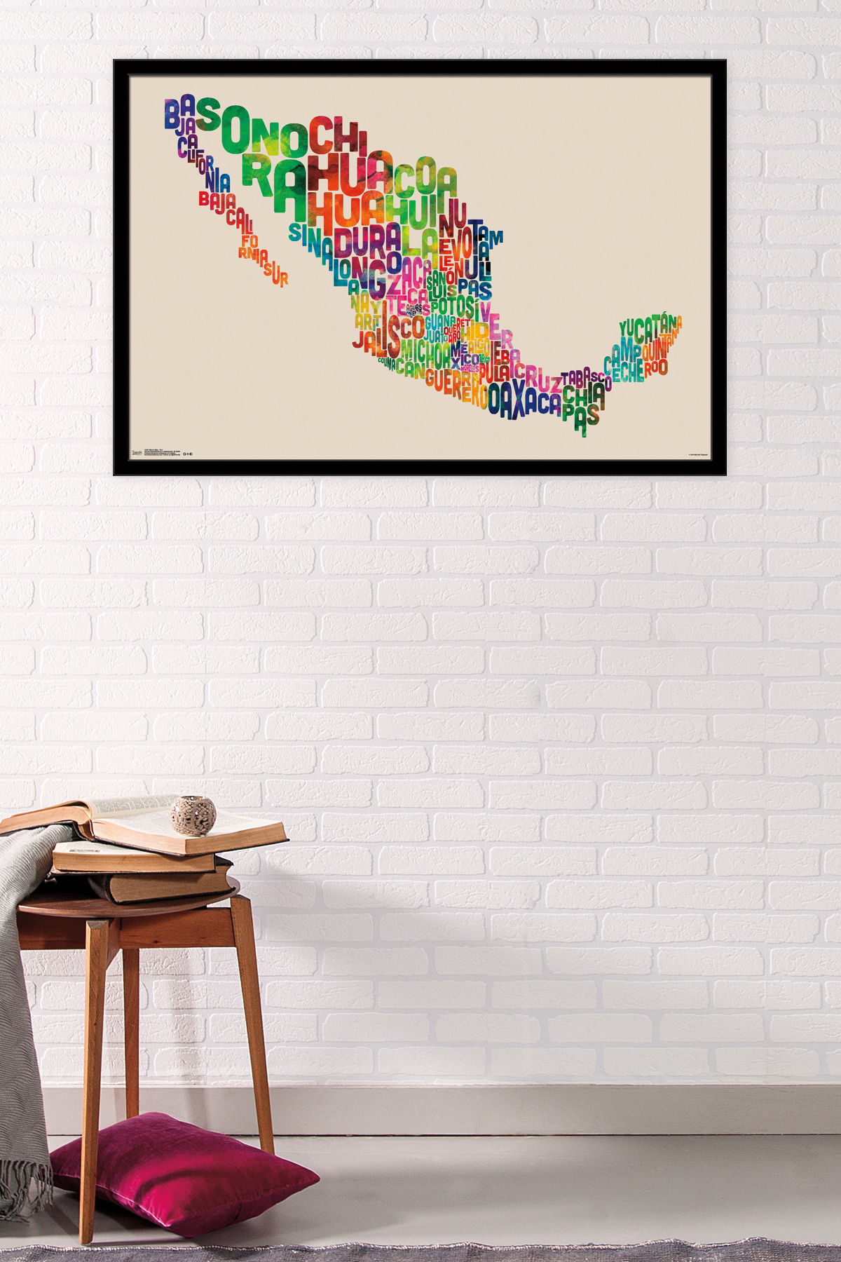 Mexico Map - Text - image 2 of 2