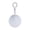 White, variant on CSStudio Portable Disposable Raincoat Ball Keychain, PE Waterproof Emergency Rain Poncho with Hook for Backpack, Compact Outdoor Rain Gear for Travel Camping Hiking, Single Unit