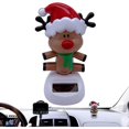 thumbnail image 1 of Juguetes de baile con energía Solar de Navidad, juguetes solares, adornos de baile, alce, Papá Noel, muñeco de nieve, pingüino, figuras de bailarines solares, 1 of 5