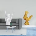 thumbnail image 2 of Escultura de roca con forma de gesto para decoración de apartamentos, dormitorios y restaurantes, con figura de pollo. Estatua Feng Shui para inaugura, 2 of 8