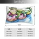 thumbnail image 2 of Fotbe Alligator Donut Pool Float Funda de Almohada Decorativa Estilo Occidental, Lujo en Algodón, Fundas para Almohadas King, Cojín Estampado para Decoración del Hogar-16"x24", 2 of 6
