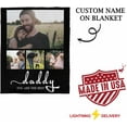 thumbnail image 3 of Custom Blankets with Photos, Personalized Picture Throw Blanket, Music Song Style Wedding Anniversary Birthday Customized Gifts for Couples Boyfriend Girlfriend Sister, 3 of 6
