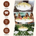 thumbnail image 6 of Yellow Eucalyptus Leaves Round Tablecloth 36-44 Inch Round Fitted Table Cloth with Elastic Edge, Spring Floral Summer Botanical Waterproof Table Cover Protector for Outdoor Picnic Party Dining, 6 of 6