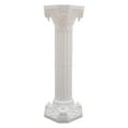 thumbnail image 4 of ToppiJoy 4Pcs White 34.65in Elegant Wedding Roman Column Set, Roman Pillars Decoration Party Flower Pot Columns Pedstal Stand, 4 of 14