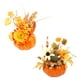 thumbnail image 1 of 2 piezas de adornos de mesa navideña: calabaza artificial, hoja de arce de girasol, 1 of 5