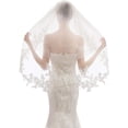 thumbnail image 2 of YooGuoGuo House 2 Tier Fingertip Length Wedding Bridal Veil With Comb X07, 2 of 6