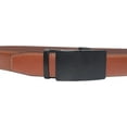 thumbnail image 6 of Marshal Men's Genuine Leather Ratchet Dress Belt With Automatic Buckle Tan Buckle1, 38", 6 of 9