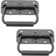 thumbnail image 1 of Paquete de 2 tiradores con resorte para montaje en superficie con empuñadura de goma, tirador de tirador de maletero hecho a mano, herrajes resistentes para cajas de almacenamiento engrosadas de 2 mm JFHHH pequeña, 1 of 5
