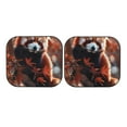 thumbnail image 7 of Daiia Red Panda Autumn Branches 2PCS Car Windshield Sun Shade, Foldable Sun Shield for Car Front Window, Auto Sun Blocker Visor Protector Universal for Truck SUV Pickup-Medium, 7 of 7