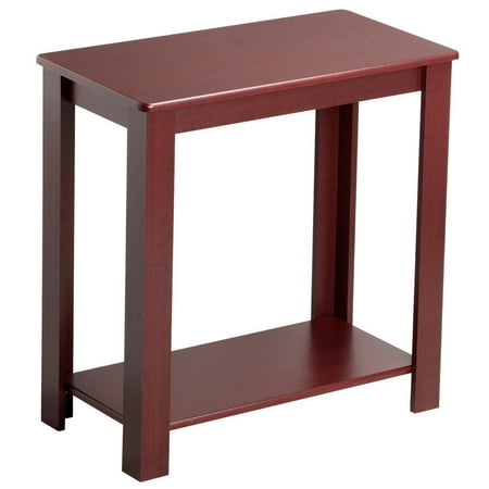 Yaheetech Espresso Chair Side Table Coffee Sofa Wooden End Shelf Living Room Furnit