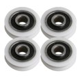 thumbnail image 1 of BQLZR 4PCS U-Type Groove Guide Pulley Load-bearing 35KG 21x5x6mm, 1 of 5