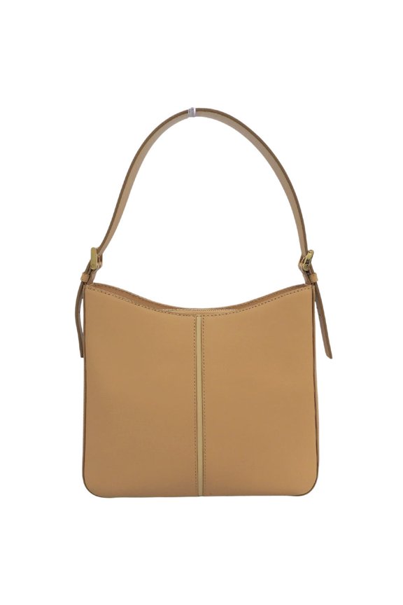 Pre-Owned BURBERRY (Burberry) One-Shoulder Bag, Leather, Beige, Women's, Nova Check Pattern,...