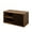 Walnut w/ Doors, variant on GZXS 28.35" Wooden Floor Cabinet, 2-Tier Storage Organizer with Sliding Glass Doors, Compact Display and Storage for Home Office, Living Room & Bedroom, Walnut