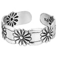 thumbnail image 2 of Simply Adorable Flower Accented Sterling Silver Toe or Pinky Ring, 2 of 5