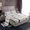 thumbnail image 1 of Erosebridal Cardinal Bird Bed Sheets Set Full Size, Birch Tree Bedding Set, Lightweight, 4-Piece, 1 of 6