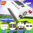 thumbnail image 3 of Tignapoo 300W Car Power Inverter with 4 USB Ports & 2 AC Outlets, DC 12V to AC 220V Converter, Smart LCD Display, White ABS Material, 8 Safety Protections, Compact Design for Multiple Devices, 3 of 6
