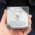 thumbnail image 2 of To my beautiful Future Wife Lucky In Love Necklace Valentine Gift Gift For her Lovers birthday gift for girlfriend, 2 of 2