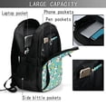 thumbnail image 3 of Yiaed Panda Bathing Print Laptop Backpack,Business Travel Durable Laptops Backpack with USB Charging Port,Water Resistant College Computer Bag, 3 of 5