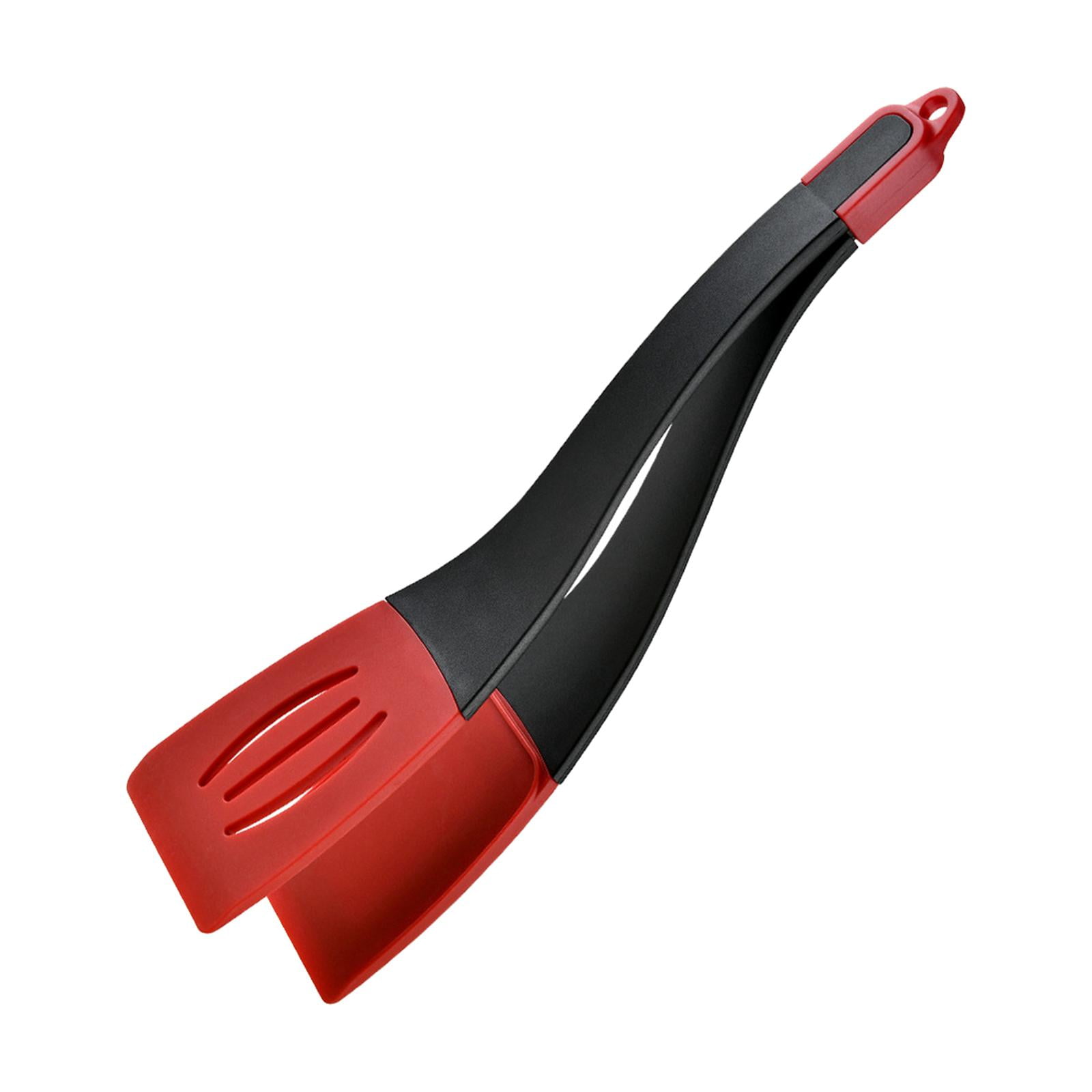 2 in 1 Spatula and Tongs Set Kitchen Flip Spatula Silicone Pancakes