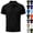 42# Black, variant on Men's Breeze Polo Shirts Beer Belly Breeze Short Sleeve Wear Collared Textured Shirt Stretchy Quick Dry Casual Golf,White,M