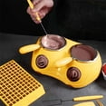 thumbnail image 4 of Bakeware Melting Chocolate Pot Mini Fondue Kit with DIY Accessories for Home Cooking Candy Cheese Chocolate Melting and More, 4 of 5