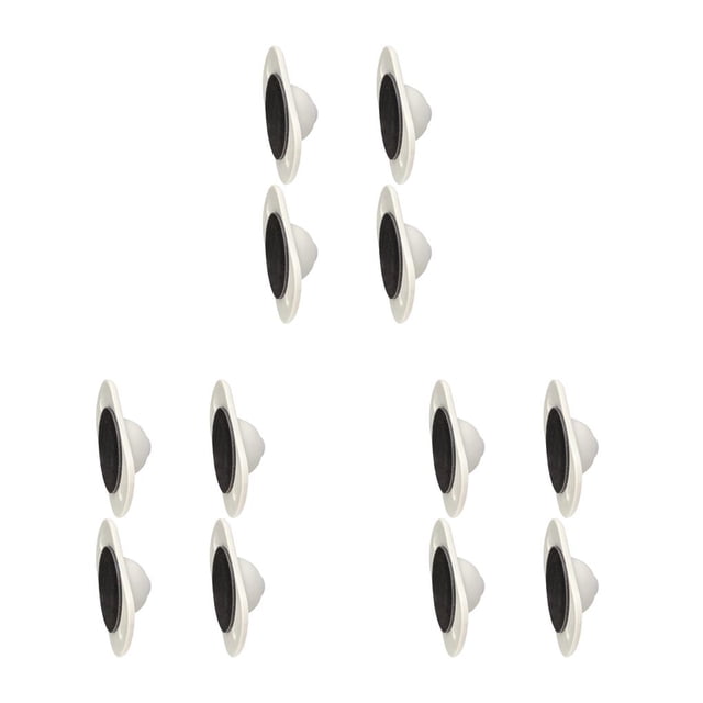 Yuarrent Paquete de 4 poleas adhesivas, caja de almacenamiento de ruedas autoadhesivas de 360 grados, rodillo de de bajo ruido, rueda Type7 NO7 Yuarrent CBP030103