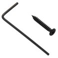 thumbnail image 5 of 3-string BLACK Top Loading Hard-tail Bridge for Cigar Box Guitars & More, 5 of 5