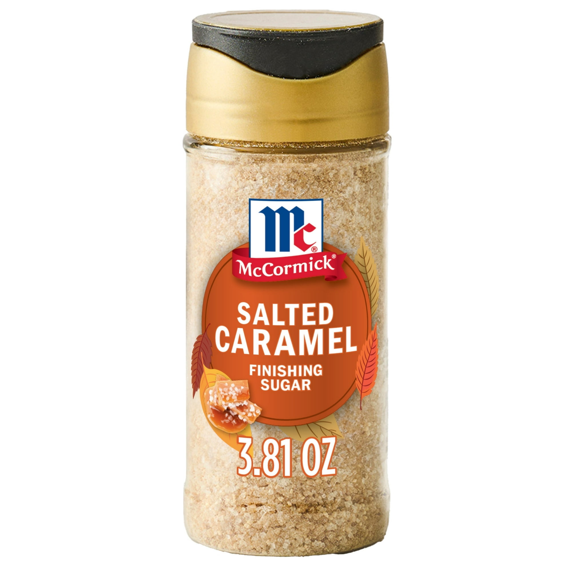 McCormick Finishing Sugar 4 Pack - Apple Cider, Maple Brown Sugar, Salted Caramel, and Pumpkin Spice