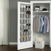 Better Homes & Gardens Charleston Collection 24-Pocket Over the Door Shoe Organizer