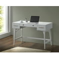 thumbnail image 2 of Coaster Mid-century Modern Style Writing Desk in White, 2 of 2
