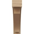 thumbnail image 2 of 6"W x 24"D x 24"H Thin Rivera Rough Cedar Woodgrain TimberThane Corbel, Primed Tan, 2 of 6