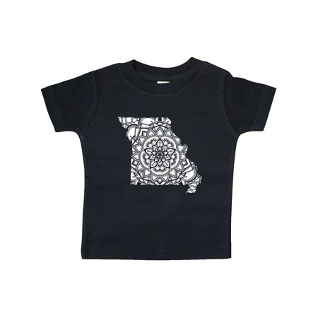 

Inktastic Missouri Silhouette Mandala Gift Baby Boy or Baby Girl T-Shirt
