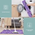thumbnail image 6 of Purple Butterfly Pattern Kitchen Rugs Sets Of 3,Kitchen Runner Rugs Non Skid Washable,Decorative Kitchen Floor Mats for Kitchen,Sink,Laundry,17"x30"+ 17"x47" + 17"x59", 6 of 6