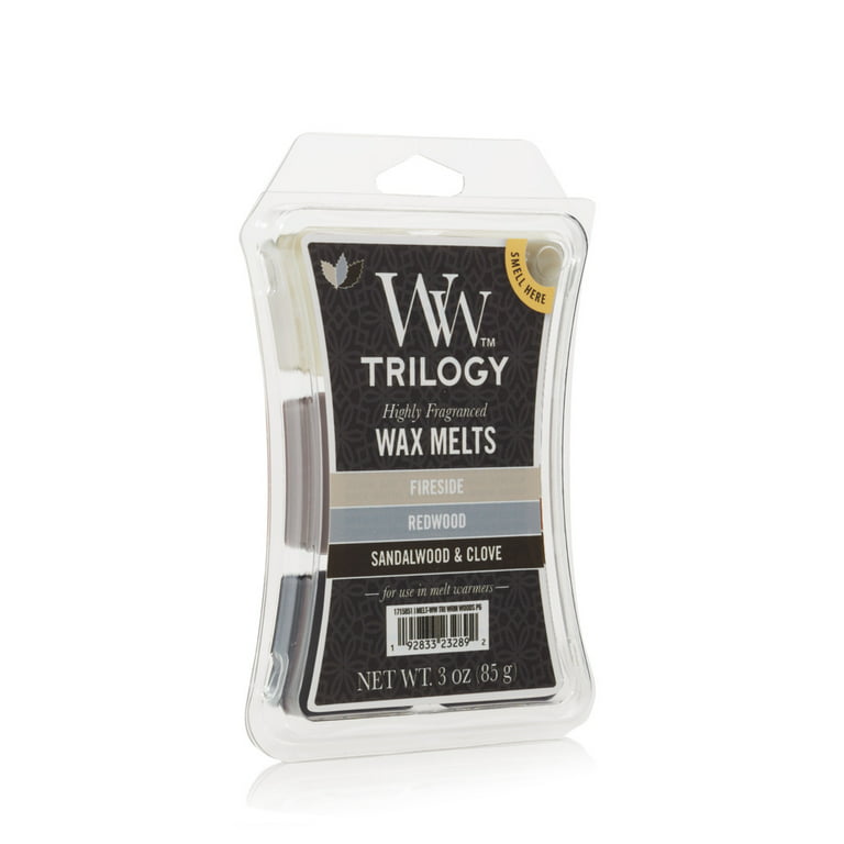 WoodWick Candle Warm Wood Trilogy - Wax Melt 3.0oz 