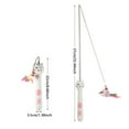 thumbnail image 2 of Interactive Retractable Cat Wand Toy with LED Feather and Mice Attachments USB Rechargeable 5 Play Modes for Indoor Cats and Dogs Exercise Activity, 2 of 3