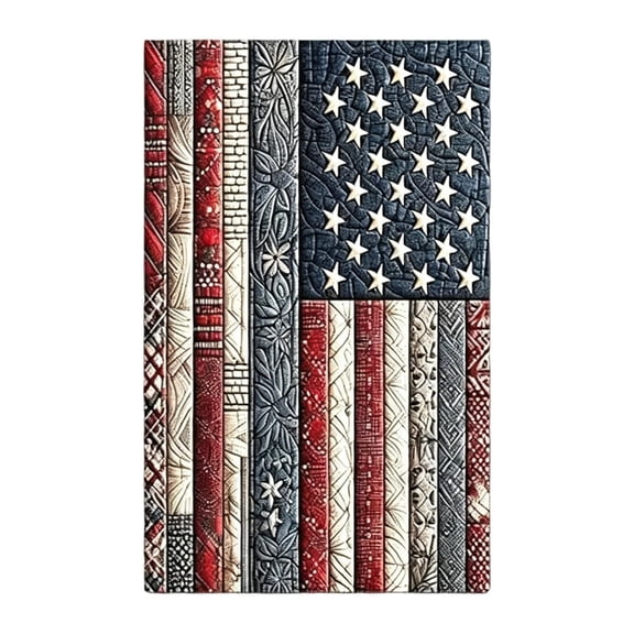 US Flag DIY 5D Full Drill Embroidery Art Kit for 4th of July - Patriotic Diamond Painting with Complete Crafting Set