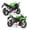 Verde, variant on Applicable to 2021 Kawasaki Ninja Zx-10r Green Miniature Metal Motorcycle 1/12