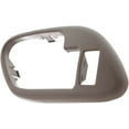 thumbnail image 3 of Door Handle Trim Compatible with GMC C/K FULL SIZE P/U 1995-2002/SUBURBAN 1995-1999 LH Inside Brown (Tan) with Lock Hole, 3 of 5