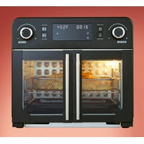 Elite Cuisine French Door 23 L Air Fryer Oven, Black