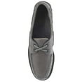 thumbnail image 3 of Sebago Mens Schooner Boat Shoes in Dark Grey Tumbled Leather, 3 of 6