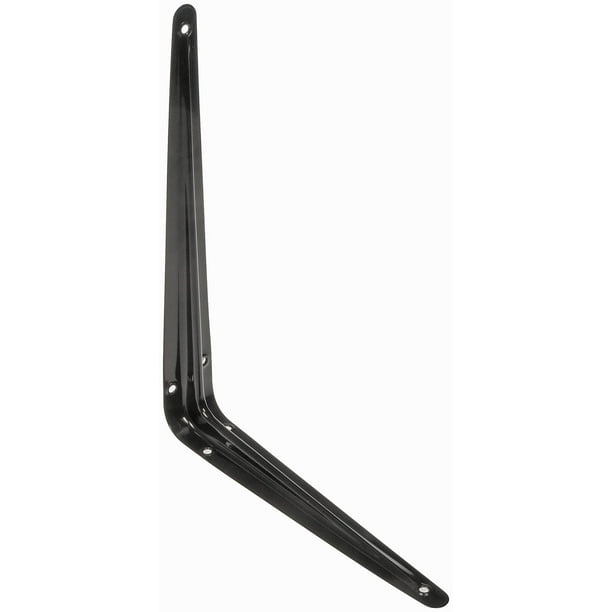 Hyper Tough Shelf Bracket 10" x 12" Black