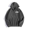 thumbnail image 6 of XINXIAOO Hoodies Sweatshirt for Women Long Sleeve Hoodie Womens Pullover Graphic Hoodie Dark Gray Sweatshirts for Women Fall Clothing Women 2025 Comfy Clothes for Women, 6 of 6