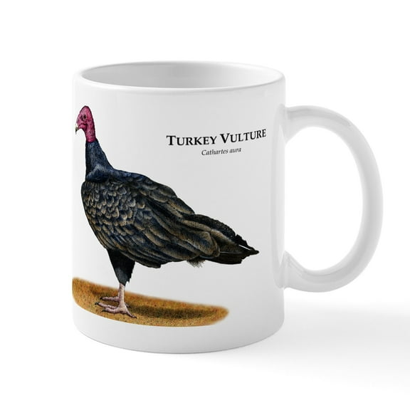 CafePress - Turkey Vulture Mug - 11 oz Ceramic Mug - Novelty Coffee Tea Cup