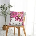 thumbnail image 4 of Hello Kitty Pillow Cover, Square Throw Pillow Cases For Couch Sofa Bed Living Room,Home Decorative, 12"X12", 4 of 9