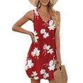 thumbnail image 3 of Ronuti Dresses for Women 2026 Fashion Loose V Neck Sleeveless Dress Sundresses, 3 of 9