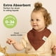 thumbnail image 2 of Pack de 8 Baberos Muselina para Bebé KeaBabies Sahara 0-36 Meses, 2 of 9