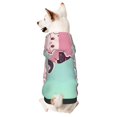 thumbnail image 1 of Fotbe Cats On Broomstick Sudadera con Estampado para Perros Pequeños – Suéter con Capucha para Mascotas, Tela Suave de Forro Polar con Bolsillo-Small, 1 of 7