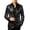 Black, variant on Unisex Sequin Blazer Satin Lapel Single Button Long Sleeve Slim Glitter Formal Party Wedding Stage Jacket, Suit Jacket Black XXL