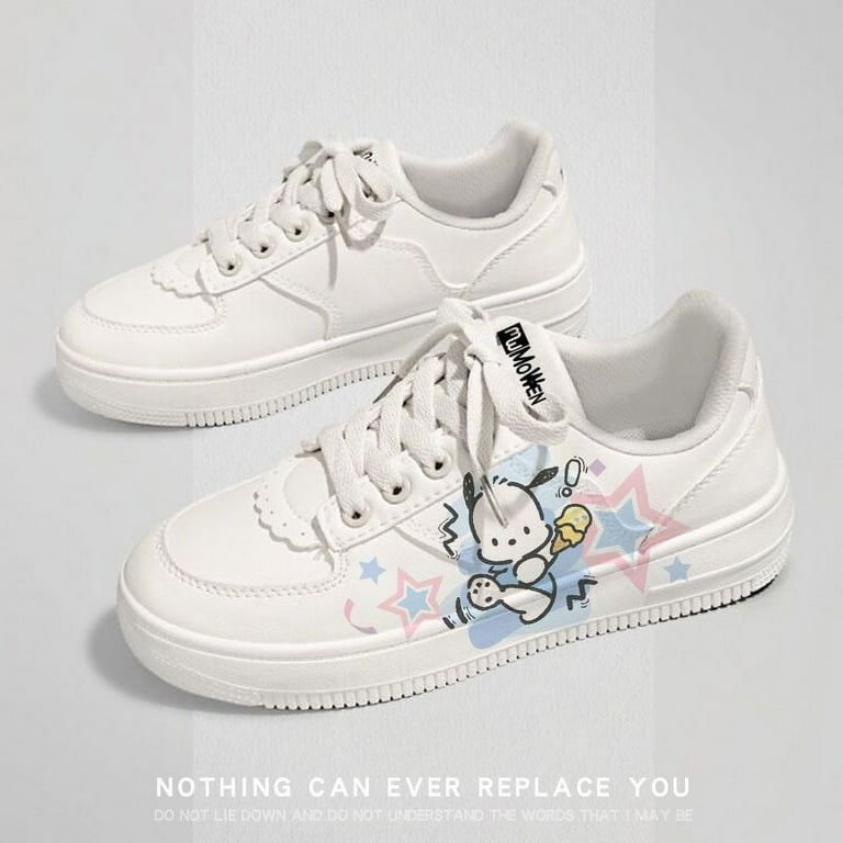 ❥︎❥︎Pochaco❤︎ Adult Women Cute Pochacco Sneakers Cartoon Kawaii Tennis