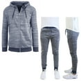 thumbnail image 1 of Men's Marled Tech Fleece Stretch Hoodie & Jogger Set, 1 of 3